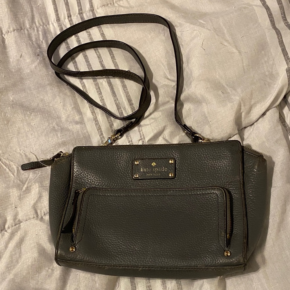 Kate Spade Dark Gray Crossbody Bag